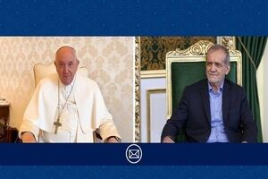 Pezeshkian wishes for Palestine liberation in message to Pope

